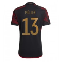 Nemecko Thomas Muller #13 Vonkajší futbalový dres MS 2022 Krátky Rukáv